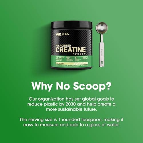 Optimum Nutrition Micronized Creatine Monohydrate Powder, Unflavored, 60 Servings, 300 Grams (Packaging May Vary) thumbnail 6