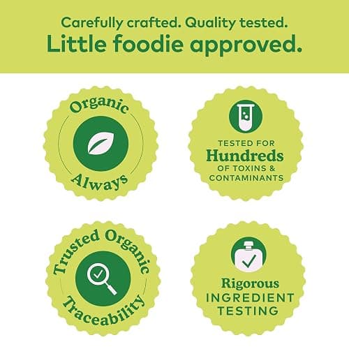 Plum Organics Variety Pack, 6+ Months – Fruit and Veggie Adventure Pack – Organic Baby Food Pouches, 4 oz Pouch, Pack of 18 (Amazon Exclusive) thumbnail 3
