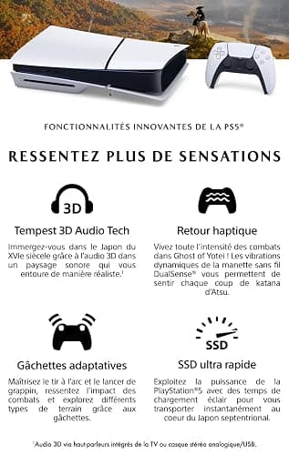 Sony, Ghost of Yotei PS5, Jeu action-aventure, Édition Standard, Version Physique avec CD, En Français, 1 joueur, PEGI 18, Pour PlayStation 5 thumbnail 6
