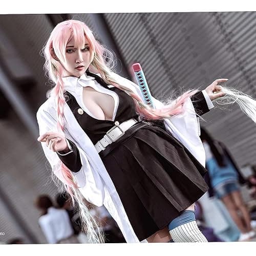 Rarashik Women Anime Cosplay Costume Anime Cosplay Outfit Halloween Kimono Cloth thumbnail 5