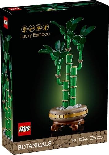 LEGO Botanicals Lucky Bamboo Artificial Plant for Indoor Display - Set for Adults includes a Buildable Pot with a Wood-Effect Plinth for Home Decor - Gift for Her or Him - 10344 thumbnail 6
