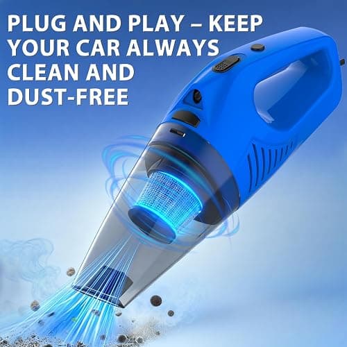 THINKWORK Car Cleaning Kit Car Detailing Kit,Car Cleaning Kit Interior Cleaner with High Power Blue Handheld Vacuum Cleaner,Brush Sets,Windshield Cleaner and Storage Bag,Car Accessories,Car Gift Set thumbnail 8