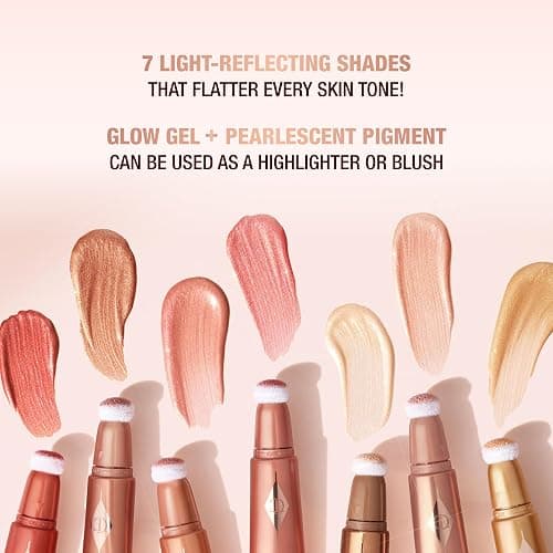 Charlotte Tilbury Beauty Light Wand Liquid Highlighter Makeup - Soft-Focus Highlighter & Blush for Cheeks - Pearlescent, Weightless Radiant Finish thumbnail 7