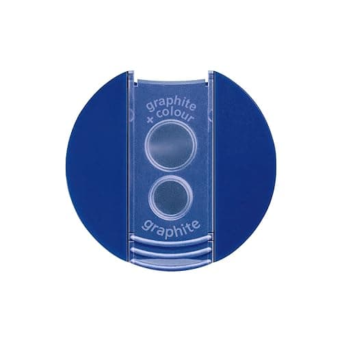 STAEDTLER Double-Hole Tub Pencil Sharpener: Dual Size Manual Sharpener for Standard Graphite & Colored Pencils - Compact Design - Ideal for Classroom, Home, Office, & Art Studio thumbnail 3