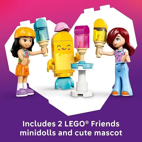 LEGO Friends Ice Cream & Balloon Stand Building Toy for Girls & Boys - Pretend Play Set for Kids, Ages 6+ - W/Liann & Paisley Minidolls & Accessories - Gift Idea for Birthdays - 42692 thumbnail 5