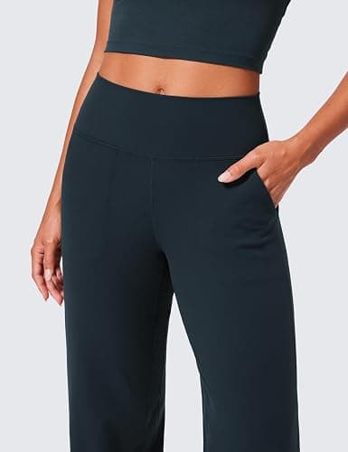 CRZ YOGA Butterlift Wide Leg Pants Pockets 29"/31"/33" - High Waisted Yoga Lounge Buttery Soft Comfy Casual Womens thumbnail 3
