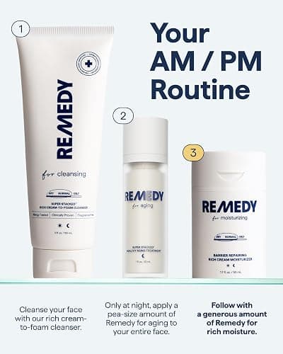 Remedy for Rich Moisture - Barrier Repairing Rich Cream Moisturizer for Normal to Dry Skin - Quadruple Ceramide Complex, Peptides, Squalane, Glycerin- By Dermatologist Dr. Shah, 1.7 fl. oz thumbnail 9