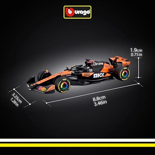 Bburago - F1 McLaren F1 MCL39 2025#81 Oscar Piastri, Auto Diecast in Scala 1:64, Replica Dettagliata Monoposto Formula 1, Colori Ufficiali McLaren, Blister da Collezione, Età Consigliata 14+ Anni thumbnail 2