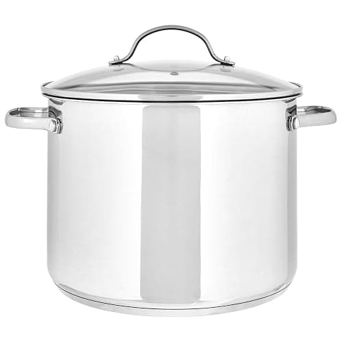 Amazon Basics Stainless Steel Stock Pot with Lid, 8-Quart, Silver thumbnail 4
