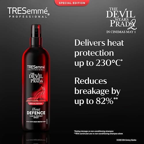 TRESemme Devil Wears Prada 2 Special-Edition Heat Protect Heat Defence Spray Hair Spray up to 230°C* for all hair types 270 ml thumbnail 4