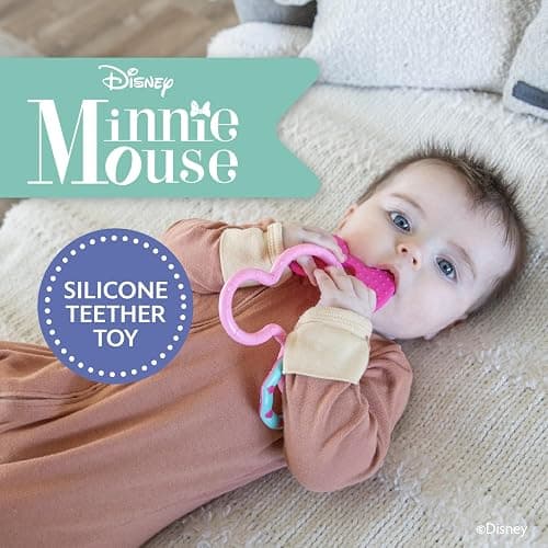 Disney Baby Minnie Mouse Teething Ring Toy (79676) thumbnail 3