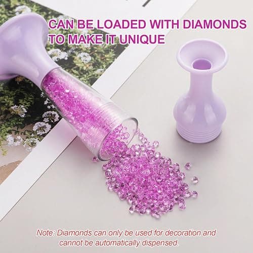 3 PCS Diamond Art Pens, Flower Pot-Shaped Drill Pen Tools and Accessories | Diamond Painting Pen Tools with Metal Tips for Nail Art, Phone Cases and DIY Crafts. thumbnail 3