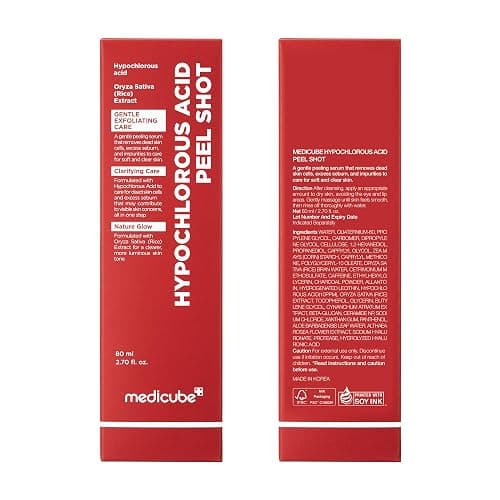 medicube Peel Shot with Hypochlorous Acid | Gentle Exfoliating Serum for Dead Skin Cells & Pores, Blackheads & Excess Sebum Control | Rice Extract, Panthenol for Hydrating & Smoothing Care | 2.7 fl.oz thumbnail 9