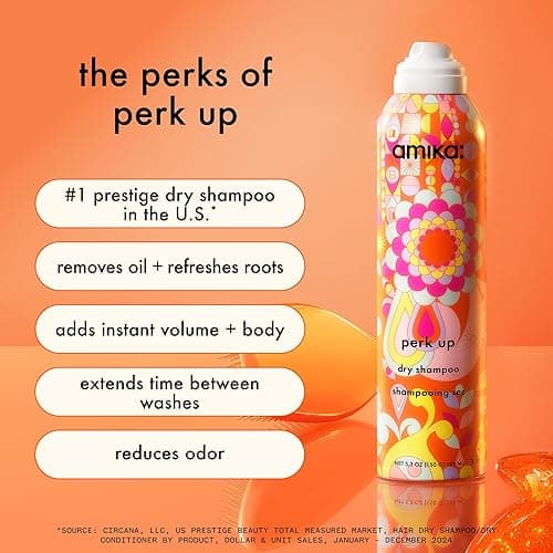 amika perk up talc-free dry shampoo - 1.8 Ounce (Pack of 1) thumbnail 2