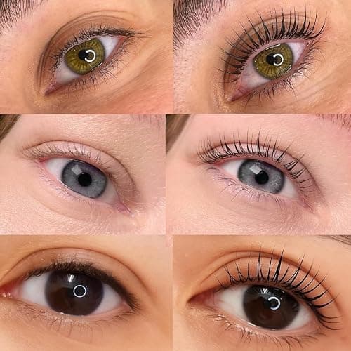 Korean Lash Lift Kit - 5 Sets At Home Eyelash Perm Kit with Upgraded Glue, Eyelash Lift, DIY Lash Perm Easy for Beginner & Professional, Semi Permanent Perming Wave Suitable For Salon & Home thumbnail 2