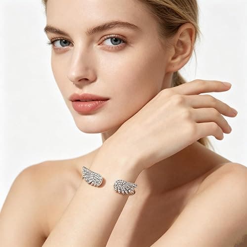 Angel wing bracelet thumbnail 7