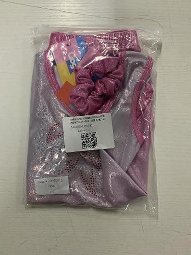 Gogokids Girls' Three-Piece Gymnastics Set, Sleeveless Leotards with Shorts and Hairband, Sparkling Ballet Dancing Unitards - Gymnastics Outfit with Gradient Color Design for 3-12 Years thumbnail 10