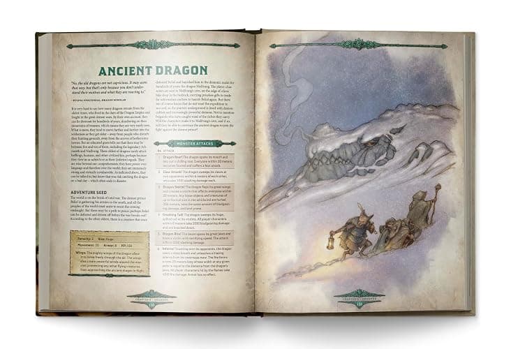 Free League Publishing Dragonbane: Bestiary, RPG Supplement Book, 63 Fantasy Adventure Roleplaying Creatures & Monsters, Hardcover, Adults, Teens Ages 14+ thumbnail 3