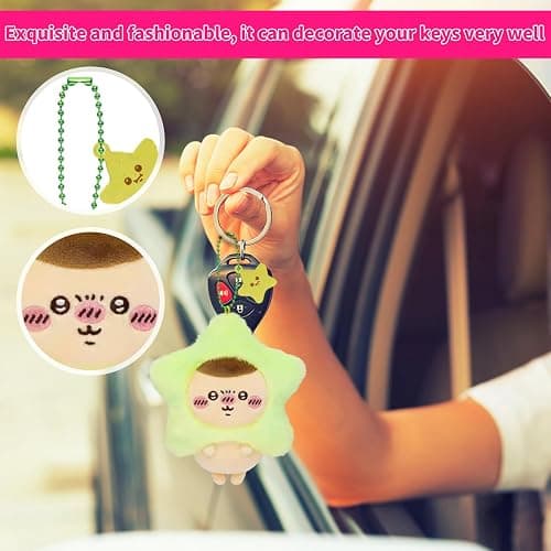 Chikawa Keychain for Backpack Kawaii Usagi Plush Anime Keychain Plush thumbnail 3