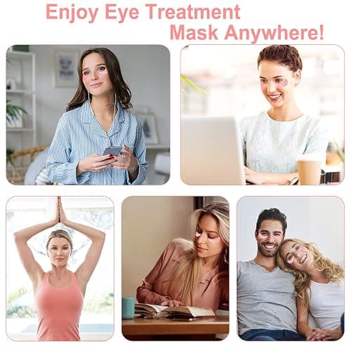 Eye Mask - 30 Pairs Rose Under Eye Patches Skin Care Products,Eye Masks Skincare for Dark Circles and Puffiness, Reduce Wrinkles, Eye Bags and Fine Lines, for Women and Man - Rose thumbnail 9