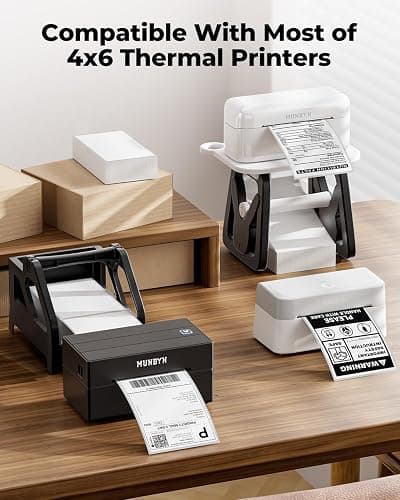 MUNBYN 4x6 Thermal Printer Labels, Commercial Grade, 220 Sheets/Stack | 4"x6" Fanfold Shipping Labels, No BPA and BPS, Print Clear and Sharp, Strong Adhesive, Compatible with Most Thermal Printers thumbnail 3