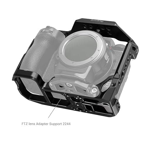 SmallRig Aluminum Alloy Cage for Nikon Z5 / Z6 / Z7 / Z6II / Z7II Camera with Built-in NATO Rail and Cold Shoe Mount for Microphone and Light 2926 thumbnail 6