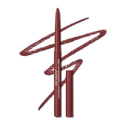REVLON Colorstay Lip Liner Makeup with Built-In Sharpener, Longwear Rich Colors, Stocking Stuffer for Women, 640 Raisin, 0.01 oz - Image 1