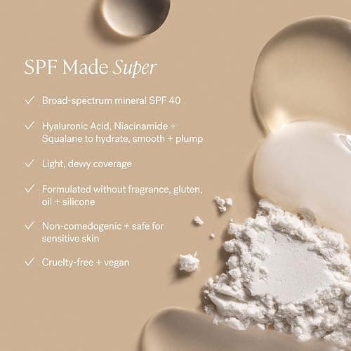 ILIA - Super Serum Skin Tint SPF 40 | Non-Comedogenic, Vegan, LIghtweight to Help Against Blue Light, + Pollution while Hydrating, Smoothing, + Refining (Diaz ST7, 1 fl oz | 30 ml) thumbnail 3
