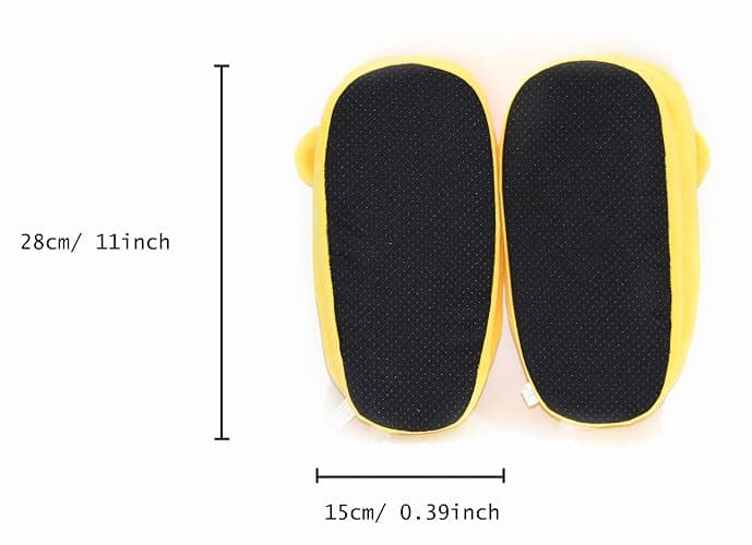 Roffatide Anime Cardcaptor Sakura Fuzzy Slippers Cerberus Kero Chan House Slippers Closed Toe Open Back Foam Slippers with Rubber Sole for Women Man One Size thumbnail 5