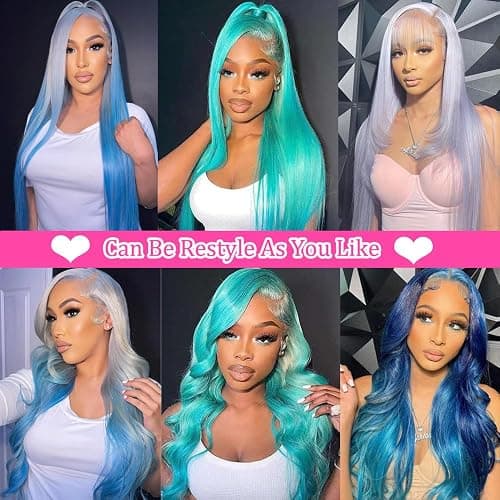 26 Inch 613 Lace Front Wig Human Hair Blonde 13X6 HD Transparent Lace Front Wigs Human Hair 180% Density Blonde Glueless Wigs 613 HD Straight Lace Frontal Wig Pre Plucked thumbnail 6