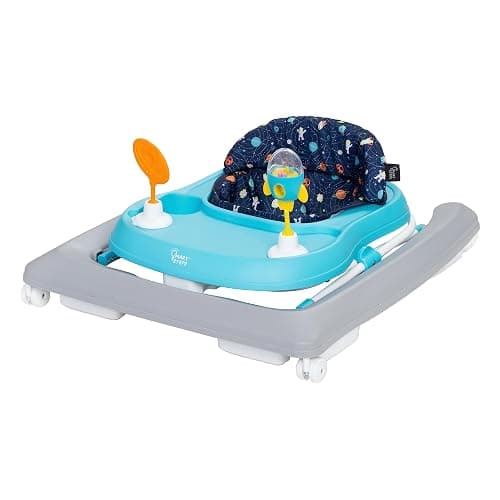 Smart Steps Trend Activity Walker and Entertainer with Removeable Toys, Large Tray, Cup Holder, Adjustable Height and Flat Fold Frame for Storage, Ages 6 Months +, Space Walk Navy thumbnail 3
