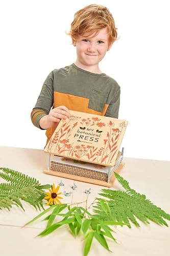 Tender Leaf Toys - My Botanical Press - 8.3 x 8.3 Inch 10 Layers Flower Press, DIY Dried and Preserved Flowers and Leaves, Plants Art & Crafts kit - Age 3+ thumbnail 5