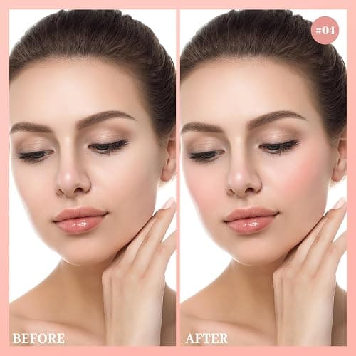 10 Color Blush Palette: Lightweight Face Powder Blush - Smooth Long-lasting Makeup Powder For Cheeks - Buildable Color Women Makeup Blush thumbnail 6
