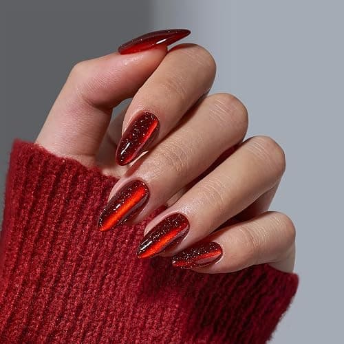 BTArtbox White Press On Nails Short - Soft Gel Press on Nails Almond, White Glue on Nails with Nail Glue, Reusable Stick on Nails in 16 Sizes, Cream Puff - A1 - Cream Puff thumbnail 3