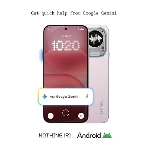Nothing Phone (4a) Pro Cell Phone 2026 New, Unlocked Android 16 Smartphone, Triple-Lens Camera, AI Photo Edits, 6.83" 144Hz AMOLED Display, 5080mAh Battery, Dual-SIM Glyph Matrix (Pink, 12+256GB) | Phone thumbnail 7