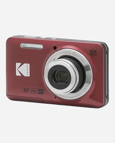 KODAK PIXPRO FZ55 16MP Compact Digital Camera, 5X Optical Zoom, Red | 1080p Full HD Video, 28mm Wide Angle Lens, 2.7 Inch LCD, Point and Shoot, Vlogging Camera, Li-Ion Battery thumbnail 9