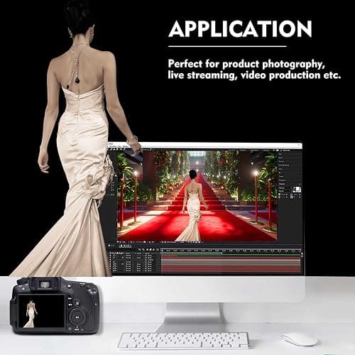 Black Photo Backdrop for Photoshoot, Black Photography Backdrop for Portraits, Fabric Background for Product Photography and Video Creation 10FTx10FT thumbnail 3
