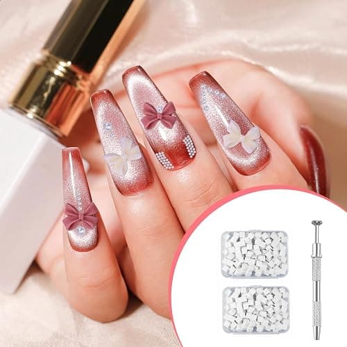 Nagelkunst Schwammpinsel,200 Stück Nail Art Schwämme mit Metallgreifer,Nagels Zubehör Sponge,Nagel Pinsel,Maniküre Zubehör für Nägel,um eine Vielzahl von Gradient Nail Art Patterns zu Erstellen thumbnail 5