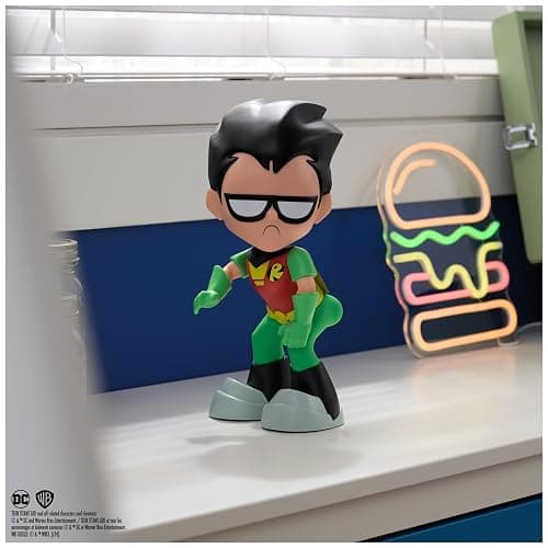 DC Comics Teen Titans Go! Booty Scooty Robin, Dancing Figure with Music, Press-Activated, Collectible Toy for Kids Ages 4 and Up thumbnail 4