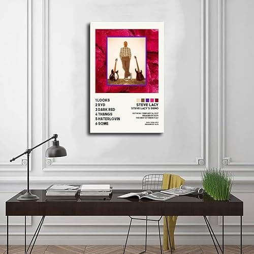 Steve Lacy's Demo Album Cover Poster - Canvas Wall Art Decor Print for Living Room Bedroom Decoration - Unframe-style-3 12x18inch(30x45cm) thumbnail 3