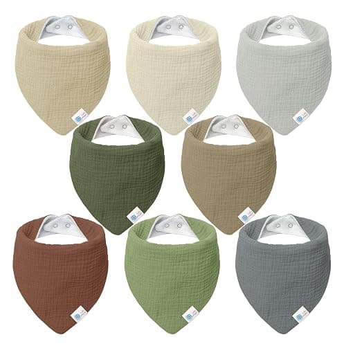 Lulumoon Drool Bibs Valley 8 - Valley - 8 Pack - Image 1