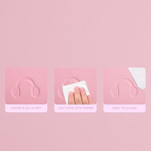 STUKCAZE Headphone Case for JBL Tune 510BT 520BT, Hard Portable Headphone Carrying Case, Over Ear Headphone Storage Protective Case(Pink) thumbnail 3