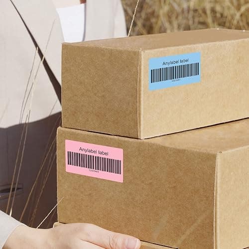 Anylabel 2.25" x 1.25" Pink Direct Thermal Labels, Replacement for Self-Adhesive Address Shipping Barcode Thermal Stickers, Compatible with Rollo & Zebra Thermal Label Printer(1 Roll, 1000 Labels) thumbnail 8