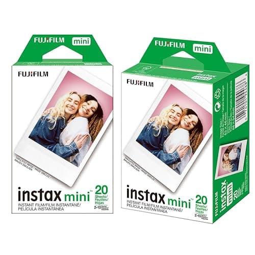 Fujifilm Instax Mini Instant Film, 2 x 10 Shoots X 2Pack (Total 40 Shoots) Value Set - Image 1