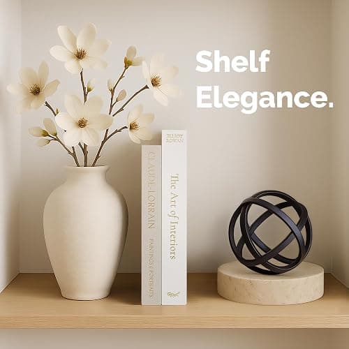 Vine Creations Decorative Books - Set of 2 Linen Hardcover Boxes with Storage - Aesthetic Fake Books for Decoration for Home, Shelf, Bookshelf Decor, Coffee Table Decor, as Storage or Keepsake Box thumbnail 3