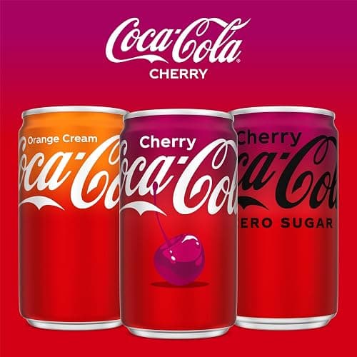 Coca-Cola Cherry Can, 7.5 fl oz | Carbonated drink with cherry cola flavor thumbnail 9