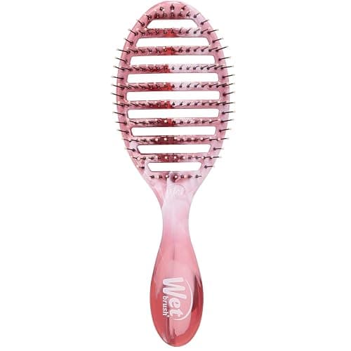 Wet Brush Speed Dry Hair Brush, Pink (Sweet Seaglass) - Vented Design & Soft HeatFlex Bristles Are Blow Dry Safe - Ergonomic Handle Manages Tangles - Pain-Free Hair Accessories - Image 1