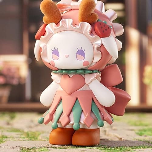 Bahomu Anime Blind Box, Cute Emma Secret Forest Cafe Series PVC Blind Box Figure, 3 Inches Collectable Action Figure for Birthday Gifts thumbnail 2