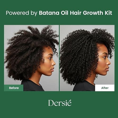 Dersie Batana Oil Hair Care Routine Set – Foundational Oil & Shampoo Steps – 100% Pure & Sourced from Honduras – Nourishes Scalp – For Dry, Damaged, Curly, Coily & Straight Hair thumbnail 5