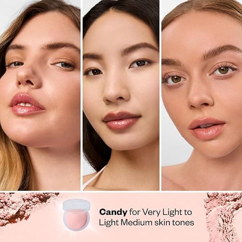 Kosas Cloud Set Face Brightening Powder - Pressed Brightening Powder, Smooths Shine Controll, Coverage for Dark Undereye & Uneven Skin - Lightweight Setting Powder - Candy (Sheer Brightening Pink) | Coverage for Dark Undereye, Coverage for Uneven Skin, Smooths Shine Controll thumbnail 5